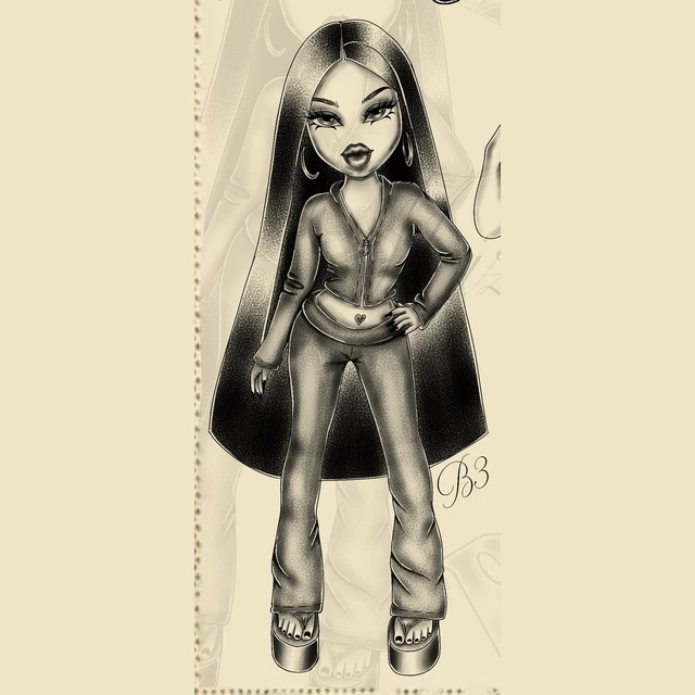 Bratz attitude, flash tatouage