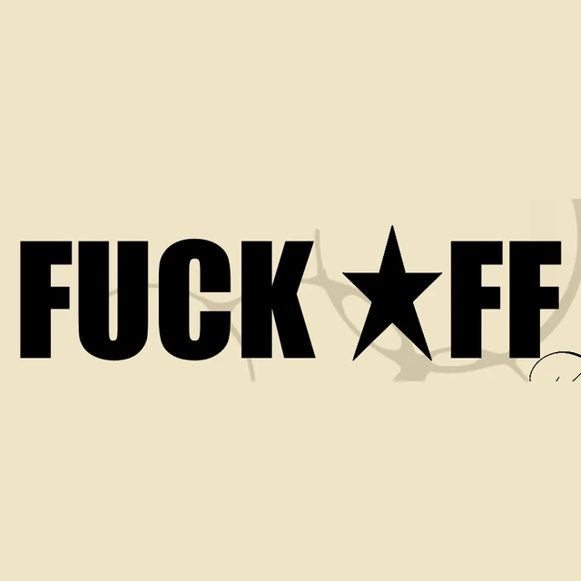 Fuck off étoilé, flash tatouage