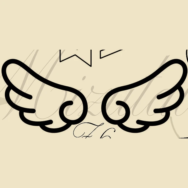 Petites ailes, flash tatouage