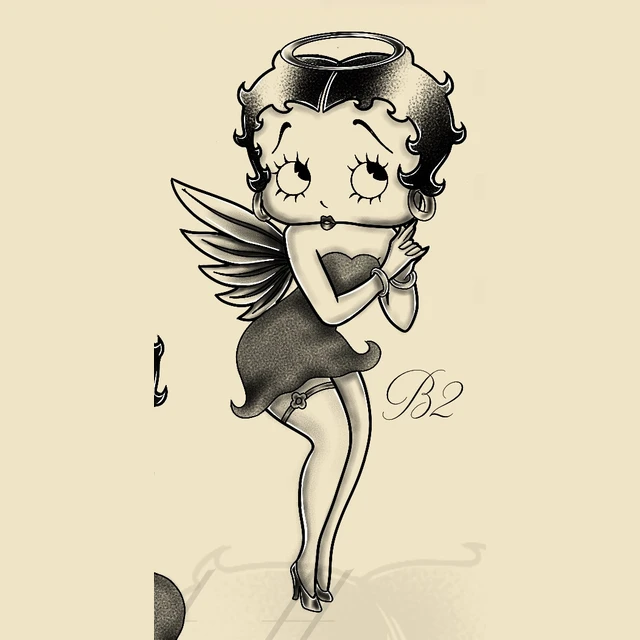 Betty ange, flash tatouage
