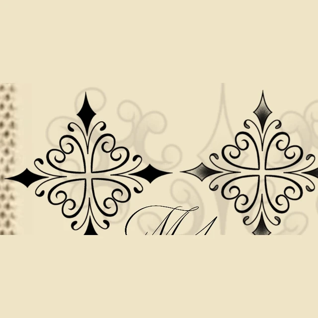 Matching ornement 1, flash tatouage