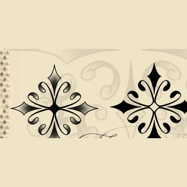 Matching ornement 3, flash tatouage