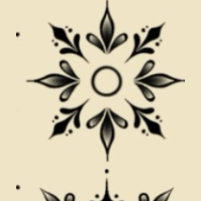 Rosace 2, flash tatouage