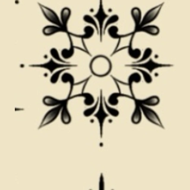 Rosace 5, flash tatouage